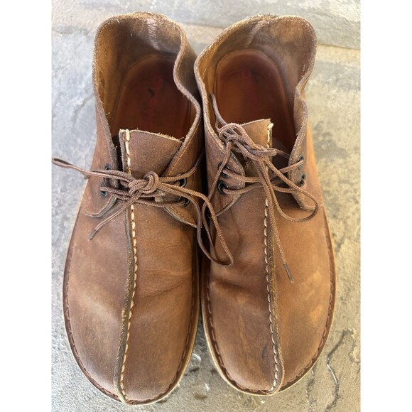 Clarks Originals Desert Trek Beeswax Leather Chukka Boots Men’s Size 9 - Iconic - Picture 8 of 12